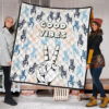 Positive Good Vibes Hi Hand Sign Patterns Blanket 1