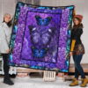 Purple Galaxy Butterfly Quilt Blanket Gift For Butterfly Lover 19