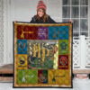 Quidditch At Hogwarts Harry Potter Premium Quilt Blanket Movie Home Decor Custom For Fans 3