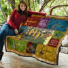 Quidditch At Hogwarts Harry Potter Premium Quilt Blanket Movie Home Decor Custom For Fans 11