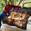 Reiner Braun Attack On Titan Premium Quilt Blanket Anime Home Decor Custom For Fans 11