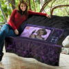 Resident Evil Game Premium Quilt - Jill Valentine Appear On TV Quilt Blanket 11