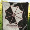 Resident Evil Game Premium Quilt - Umbrella Corp Symbol Black White Yin And Yang Quilt Blanket 5