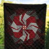 Resident Evil Game Premium Quilt - Umbrella Corp Symbol Spiral Quilt Blanket 5