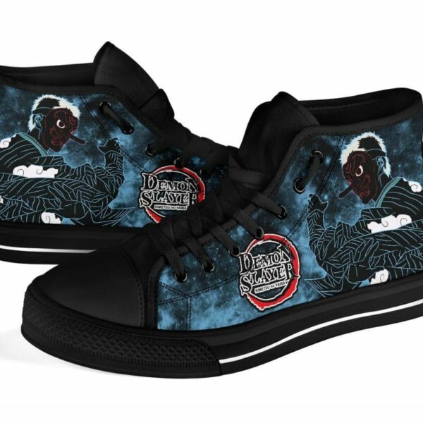 Sakonji Sneakers Kimetsu No Yaiba High Top Shoes Anime Fan