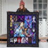 Sasuke Uchiha Naruto Premium Quilt Blanket American Football Home Decor Custom For Fans 3