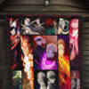 Satoru Gojo Vs Sukuna Jujutsu Kaisen Premium Quilt Blanket Anime Home Decor Custom For Fans 7