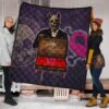 Skull Premium Quilt - Choose A Sign Skeleton Satan Wearing Suit Quilt Blanket 1