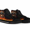 Skull Raider Sneakers Flame High Top Shoes Biker Gift 3