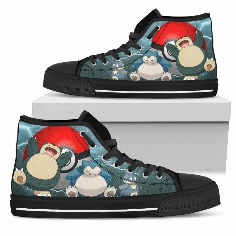 Snorlax Sneakers High Top Shoes