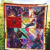 Spider Man Into Spiderverse Premium Quilt Blanket Movie Home Decor Custom For Fans 5