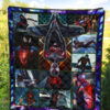 Spider Man Miles Gonzalo Morales Comic Premium Quilt Blanket Movie Home Decor Custom For Fans 5