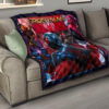 Spider Man Miles Gonzalo Morales Premium Quilt Blanket Movie Home Decor Custom For Fans 15