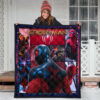 Spider Man Miles Gonzalo Morales Premium Quilt Blanket Movie Home Decor Custom For Fans 3