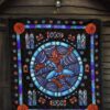 Spider-Man Stain Glass Style Quilt Blanket Bedding Decor Idea 7