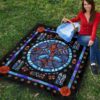 Spider-Man Stain Glass Style Quilt Blanket Bedding Decor Idea 9