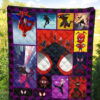 Spider-Verse Quilt Blanket For Spider-Man Fan Gift 5