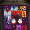 Spider-Verse Quilt Blanket For Spider-Man Fan Gift 7