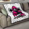 Squid Game Movie Premium Quilt Cold Triangle Squid Worker Portrait Artwork White Quilt Blanket 15