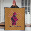 Squid Game Movie Premium Quilt Cool Triangle Squid Worker Portrait Quilt Blanket 3