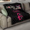 Squid Game Movie Premium Quilt - Funny Naughty Squid Workers Round Square Triangle Umbrella Quilt Blanket 15