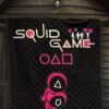 Squid Game Movie Premium Quilt - Funny Naughty Squid Workers Round Square Triangle Umbrella Quilt Blanket 7