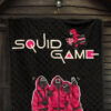 Squid Game Movie Premium Quilt Funny Squid Workers Surprising Pose Quilt Blanket 7