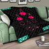 Squid Game Movie Premium Quilt Pink Round Triangle Square Worker Melting Players Number Quilt Blanket 17