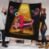 Squid Game Movie Premium Quilt Red Squid Worker Stealing Gift Golden Money Pig Quilt Blanket 1