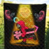 Squid Game Movie Premium Quilt Red Squid Worker Stealing Gift Golden Money Pig Quilt Blanket 5