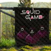 Squid Game Movie Premium Quilt Round Triangle Square Worker In The Cold Dark Quilt Blanket 13