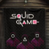 Squid Game Movie Premium Quilt Round Triangle Square Worker In The Cold Dark Quilt Blanket 7