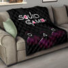 Squid Game Movie Premium Quilt Round Triangle Square Worker In The Cold Dark Quilt Blanket 15