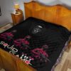 Squid Game Movie Premium Quilt - Squid Workers Black Metal Mask Boss Quilt Blanket 17