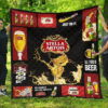 Stella Artois Quilt Blanket All I Need Is Beer Gift Idea 1