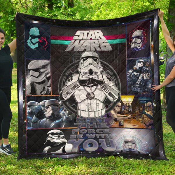 Stormtrooper Star Wars Premium Quilt Blanket Movie Home Decor Custom For Fans