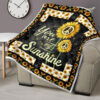 Sunflower You are my Sunshine Quilt Blanket Gift Idea 15