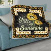 Sunflower You are my Sunshine Quilt Blanket Gift Idea 19