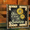 Sunflower You are my Sunshine Quilt Blanket Gift Idea 11