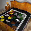 Symbols Harry Potter Quilt Blanket Bedding Decor Idea 21