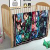Tanjiro Kamado Demon Slayer Premium Quilt Blanket Anime Home Decor Custom For Fans 21