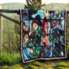 Tanjiro Kamado Demon Slayer Premium Quilt Blanket Anime Home Decor Custom For Fans 13