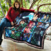 Tanjiro Kamado Demon Slayer Premium Quilt Blanket Anime Home Decor Custom For Fans 11