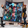Tanjiro Kamado Demon Slayer Premium Quilt Blanket Anime Home Decor Custom For Fans 1
