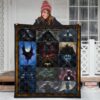 The Bat Man Premium Quilt Blanket Movie Home Decor Custom For Fans 3