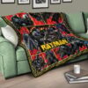 The Bat Man Premium Quilt Blanket Movie Home Decor Custom For Fans 17