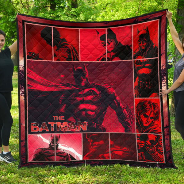 The Bat Man Premium Quilt Blanket Movie Home Decor Custom For Fans