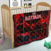 The Bat Man Premium Quilt Blanket Movie Home Decor Custom For Fans 21