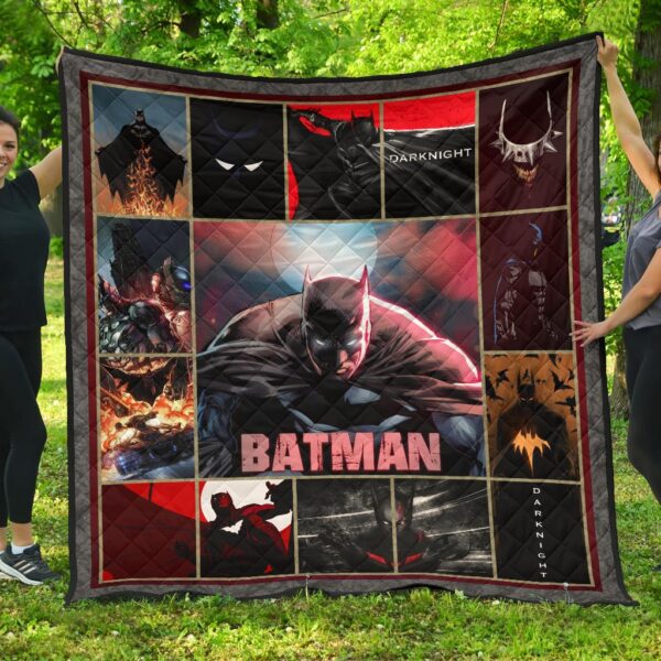 The Bat Man Premium Quilt Blanket Movie Home Decor Custom For Fans