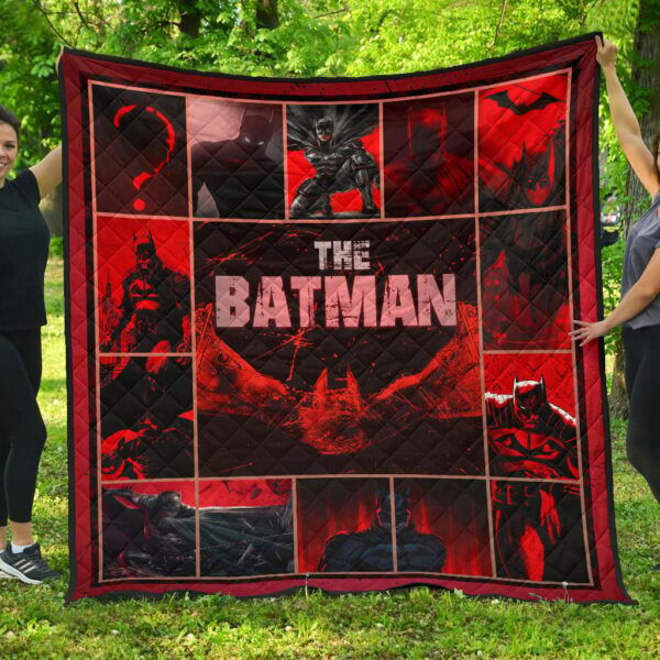 The Bat Man Premium Quilt Blanket Movie Home Decor Custom For Fans